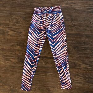 Small Buffalo Bills Zubaz leggings